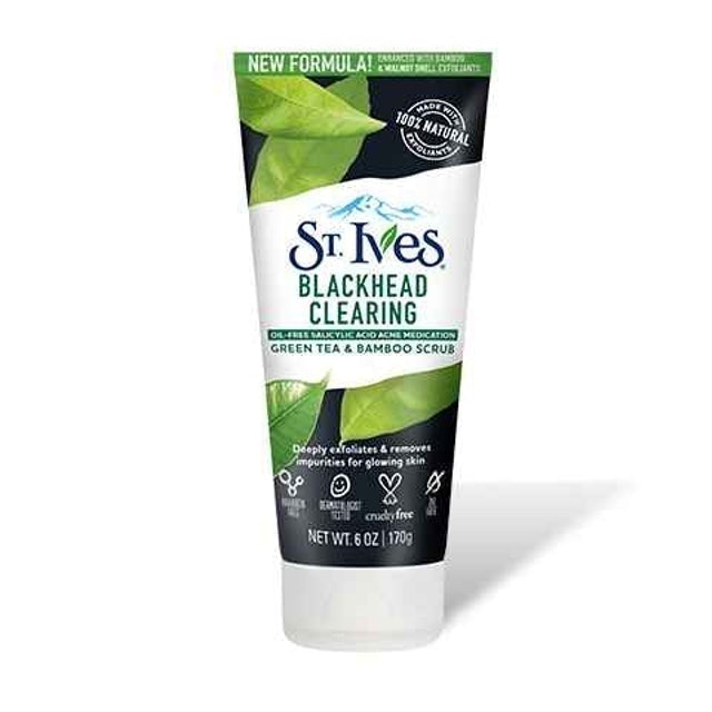 Unilever St. Ives Blackhead Clearing Green Tea Face Scrub  1