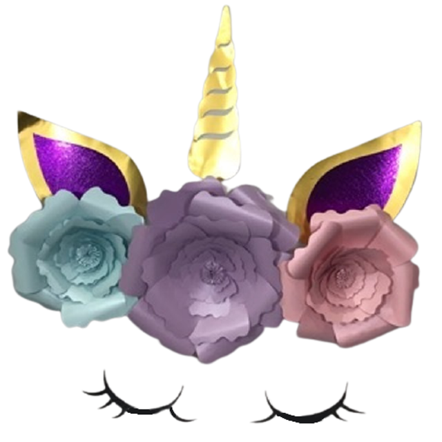 DIY Paper Flower Unicorn Full Set 1