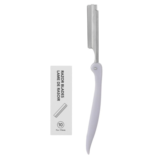 MINISO Foldable Eyebrow Razor Remover (with 10 Blades) 1