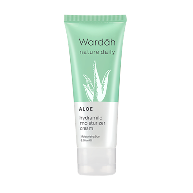 Wardah Nature Daily Aloe Hydramild Moisturizer Cream 1
