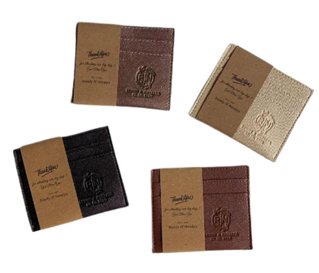 Milenial Souvenir Card Holder 6 Slot Kartu + 1 Slot For Money  1