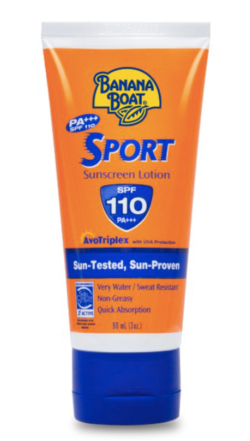 banana boat spf 110 untuk wajah