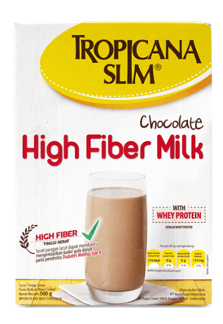 Tropicana Slim Susu High Fiber Chocolate 1