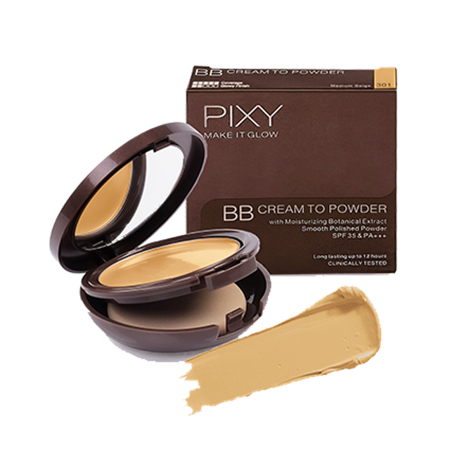 PIXY Cosmetics Make It Glow BB Cream To Powder 1