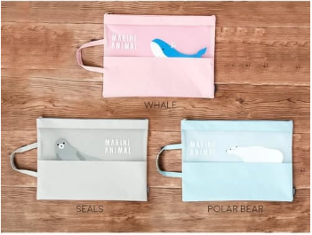 Marine Animal Tote Folder A4 1