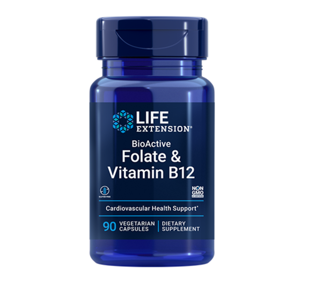 Life Extension BioActive Folate & Vitamin B12 1