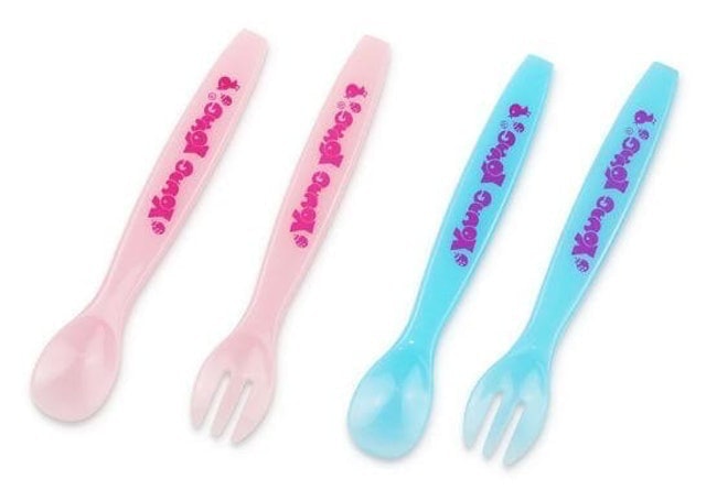Young Young Baby Spoon & Fork Set 1