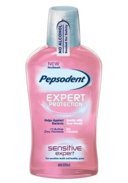 Unilever Pepsodent Mouthwash Sensitive Expert Anti Bakteri 1