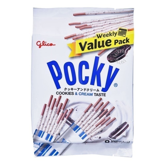 Glico Pocky Cookies & Cream Family Pack  1