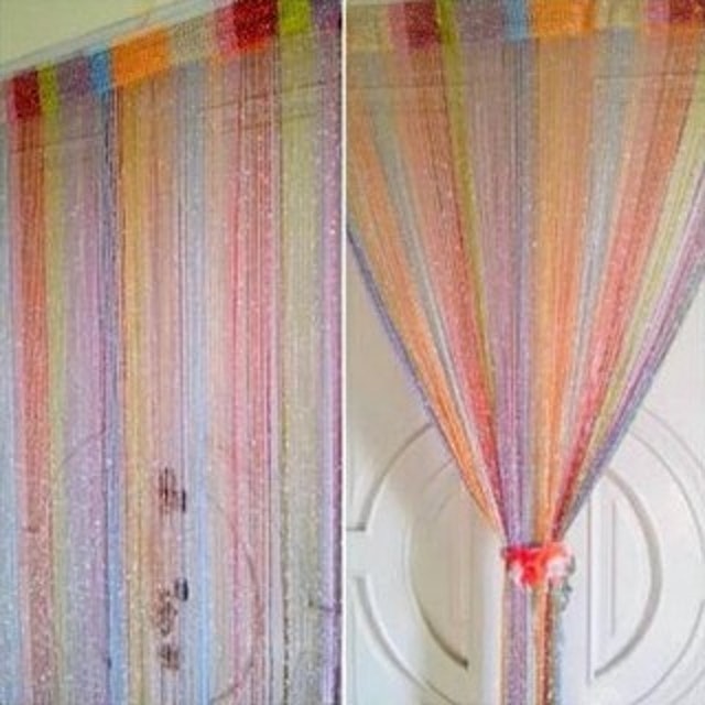 Tirai Glitter Pelangi 1