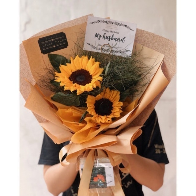 Cille Tale Florist Premium Fresh Sunflower Bouquet 1