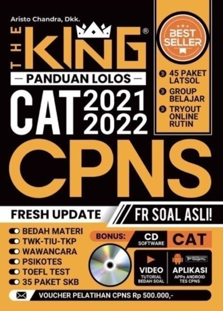Aristo Chandra, dkk The King Panduan Lolos CAT CPNS 2021-2022 1