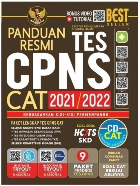 Raditya Panji Umbara & Sahda Halim Panduan Resmi Tes CPNS CAT 2021/2022 1