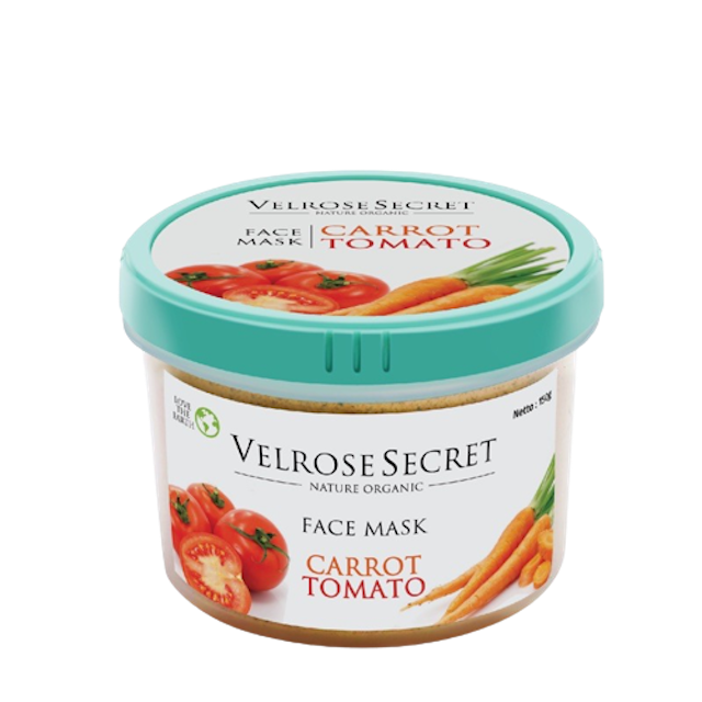 Velrose Secret Nature Organic Face Mask Carrot Tomato 1
