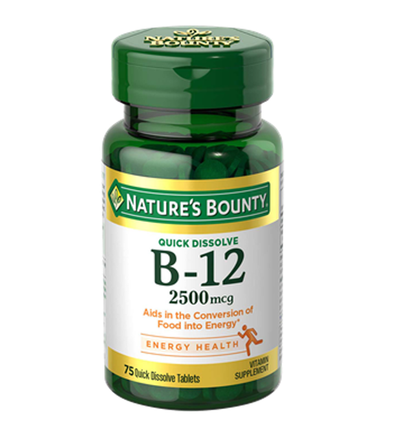 Nature's Bounty Quick Dissolve Vitamin B-12 1