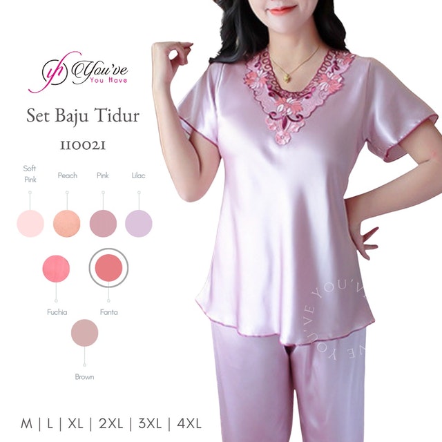 You've  Set Baju Tidur Satin 1110 Rekomendasi10 Rekomendasi21 1