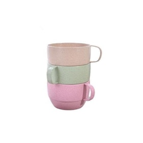 Vintage Story Shabby Gelas Minum Mug Wheat Straw Bahan Food Grade 1