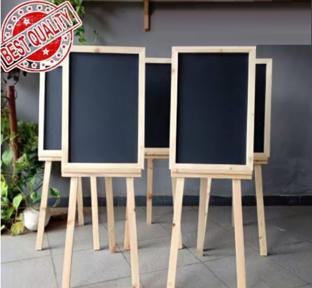 Papan Tulis Hitam Kapur Model Standing 40x60 1