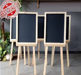 Papan Tulis Hitam Kapur Model Standing 40x60 1