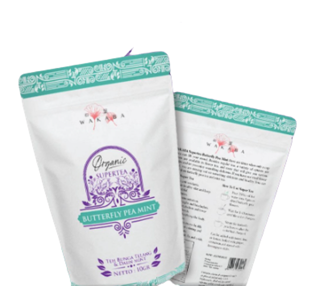 House of Phyto Organic Supertea Teh Bunga Telang Mint 1