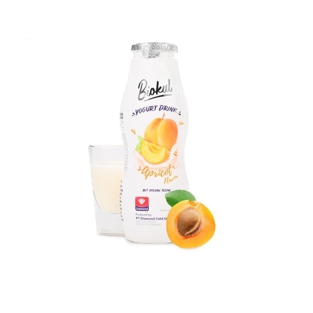 DIAMOND Biokul Yogurt Drink Apricot Flavor 1