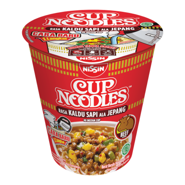 Nissin Cup Noodles Rasa Kaldu Sapi Ala Jepang 1
