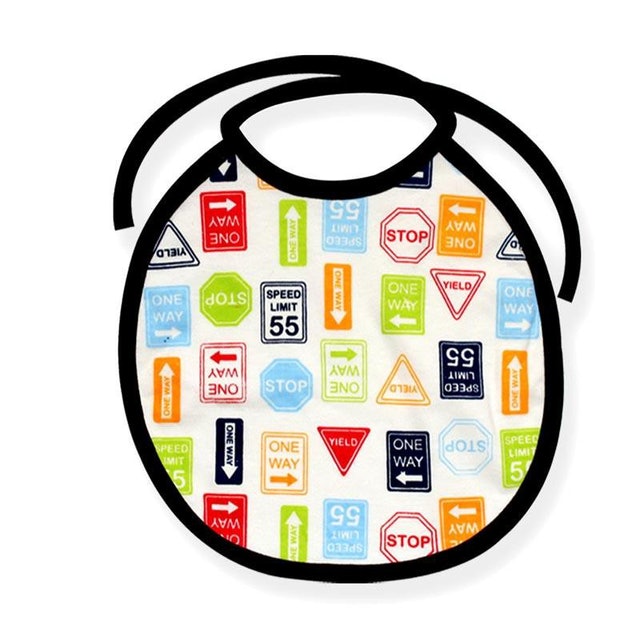 Lusty Bunny  Road Sign Baby Bib 1