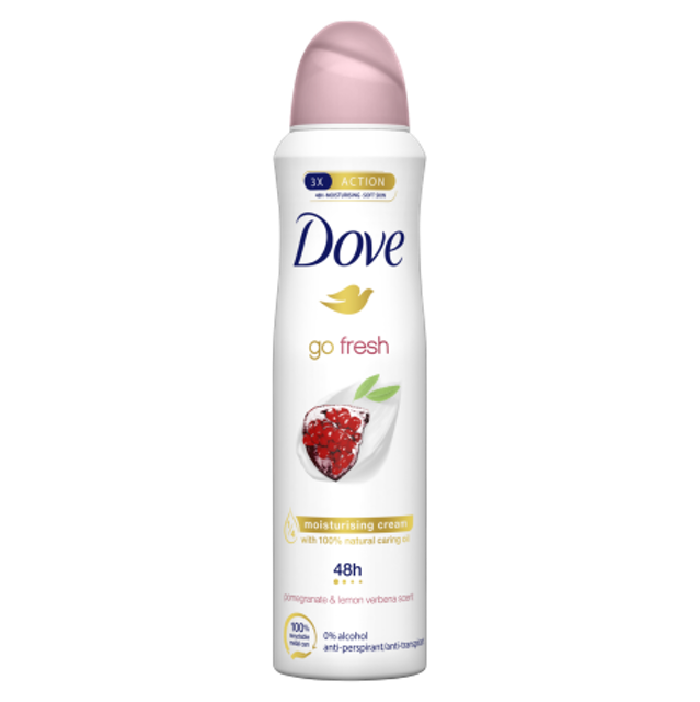 Unilever Dove Go Fresh Pomegranate & Lemon Verbena Antiperspirant Deodorant 1