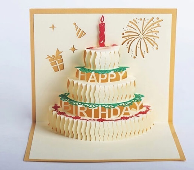Kartu Ucapan Ulang Tahun Pop Up 3D  1