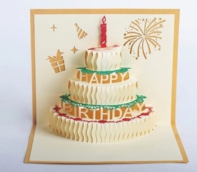 Kartu Ucapan Ulang Tahun Pop Up 3D 1