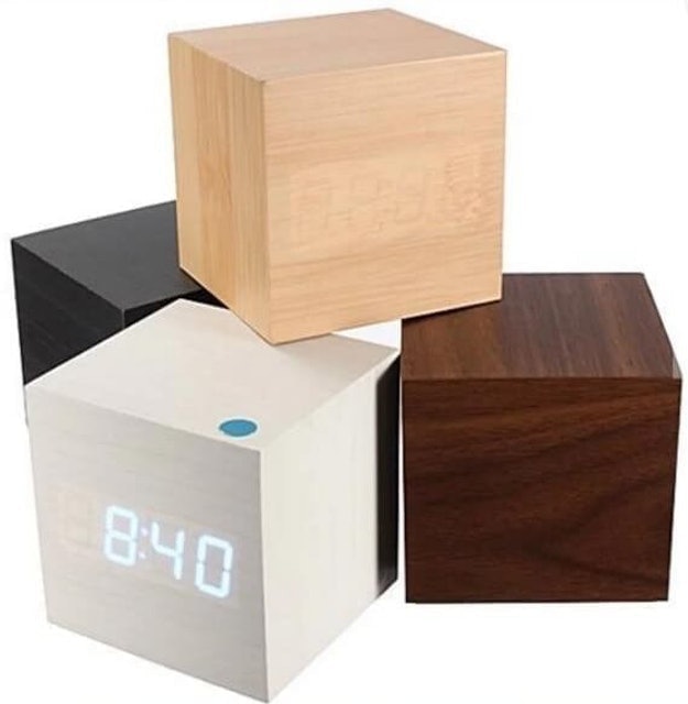 LED Digital Wood Clock 1