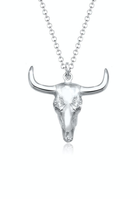 Julie & Grace KUZZOI Halskette Stier Bulle 925 Sterling Silber 1