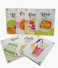 Kartu Pos Takjil Makanan Ramadan 1