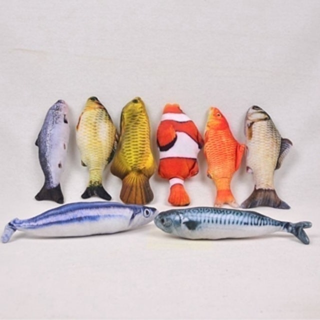 CATNIPKISS Mainan Kucing Doll Fish  1