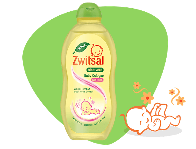 Unilever Zwitsal Baby Cologne Natural Soft Touch with Aloe Vera 1
