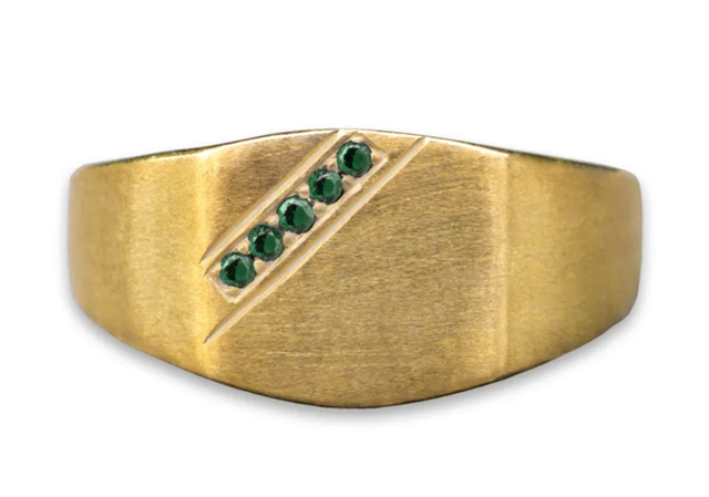 Sorcery Ring KL Cincin Emas Putih Hitam Permata Premium 1