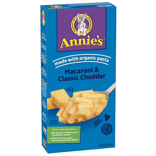 Annie's Classic Cheddar Mac & Cheese 1