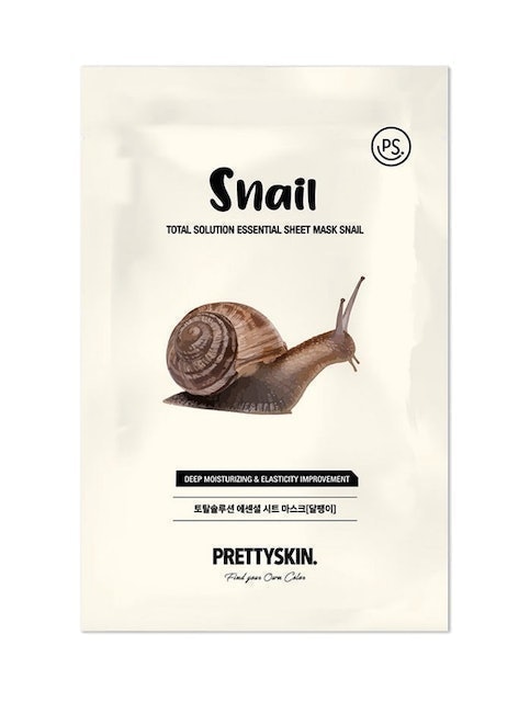 Pretty Skin Snail Total Solution Essential Sheet Mask 1