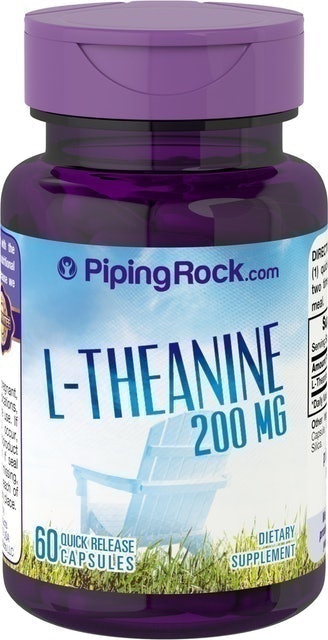PipingRock L-Theanine 200 mg 1