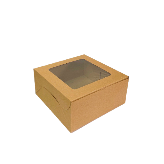 LAMINASI Box Kraft Window 22x22x7,5 1