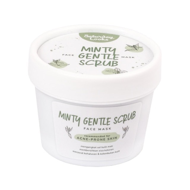 Saturday Looks Minty Gentle Scrub Face Mask 1