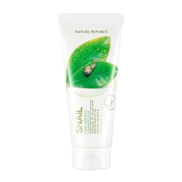 Nature Republic Fresh Herb Snail Cleansing Foam 1