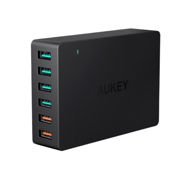 AUKEY Quick Charge 3.0 6-Port USB Wall Charger 1