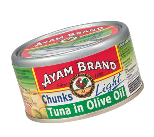 Ayam Brand Tuna in Olive Oil Chunks Light 1