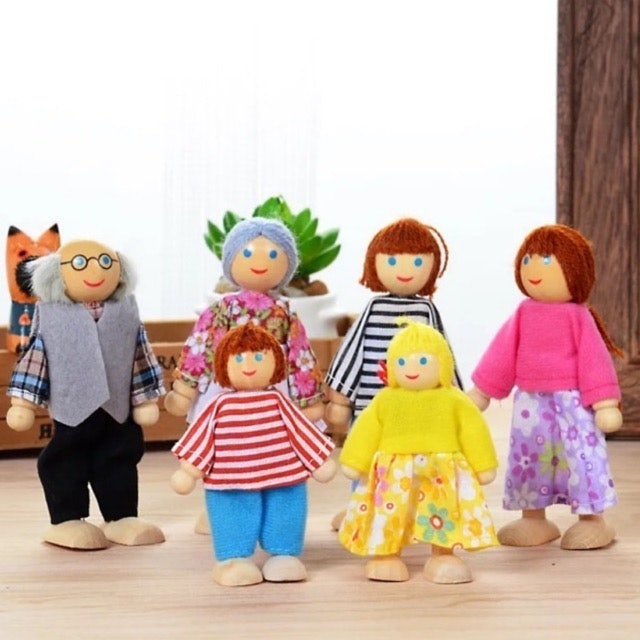 Boneka Kayu Keluarga 1