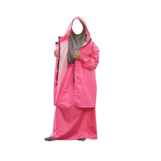 Azzam Raincoat Jas Hujan Setelan Rok 1