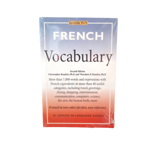 Christopher Kendris, Ph.D. & Theodore N. Kendris, Ph.D.  French Vocabulary 1