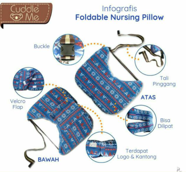 CuddleMe Foldable Nursing Pillow 1