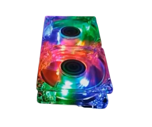 Kipas Pendingin Aquascape LED Double Fullset 1