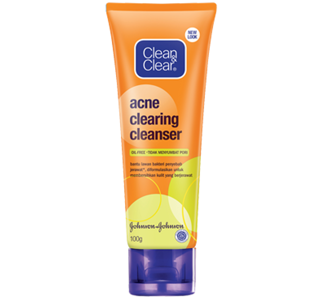 Johnson & Johnson Clean & Clear Acne Clearing Cleanser  1